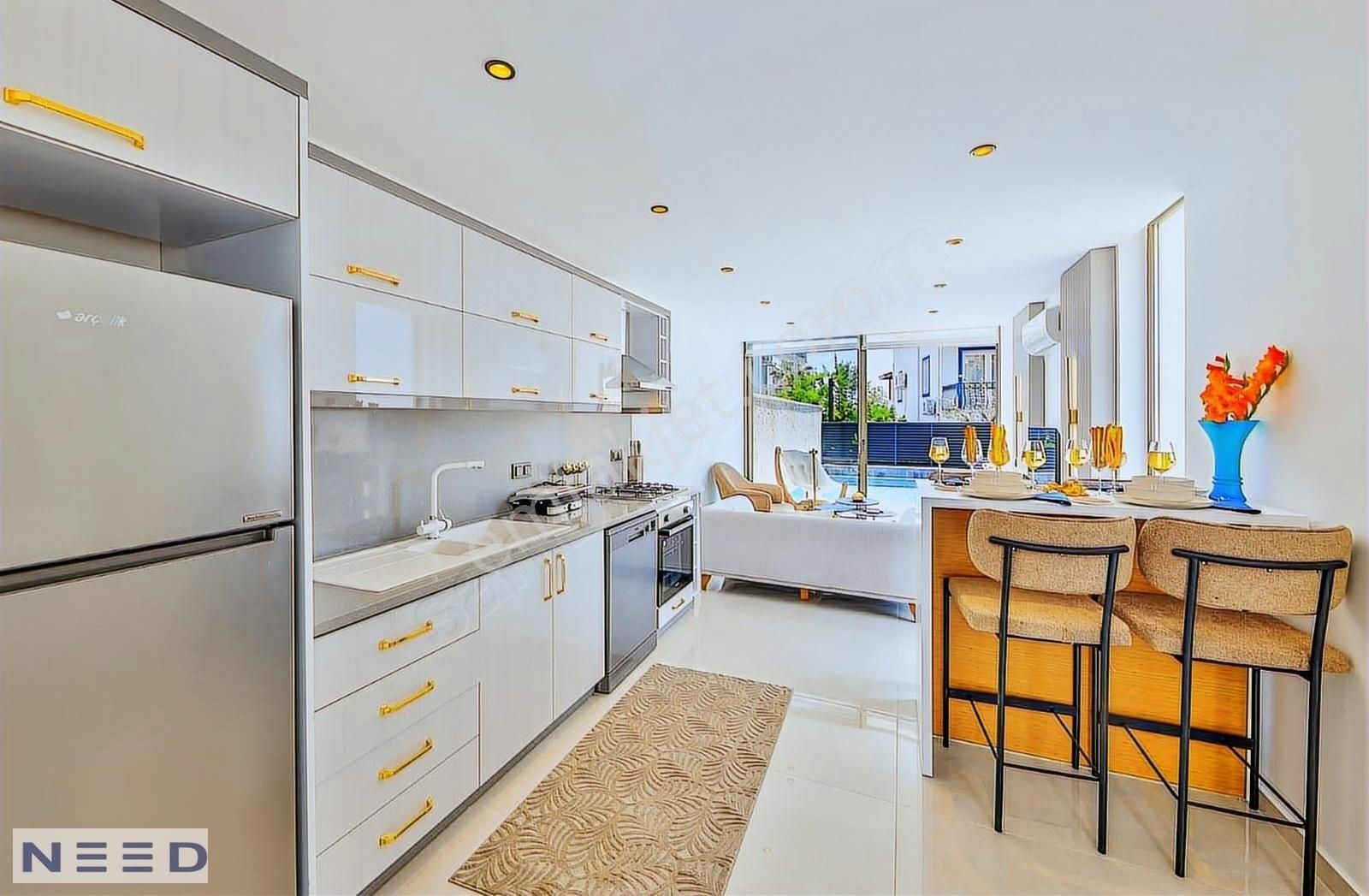 Kalkan Ortaalanda Satılık İkiz Villalar - Görsel 18