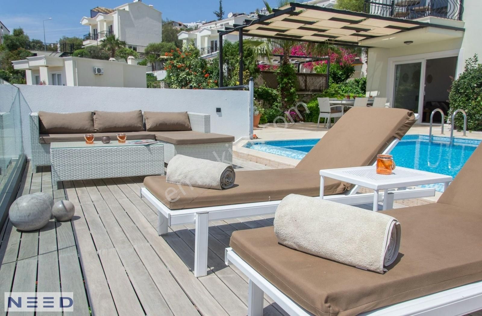 3+1 Özel Havuzlu Deniz Manzaralı Bahçeli Villa - Görsel 11