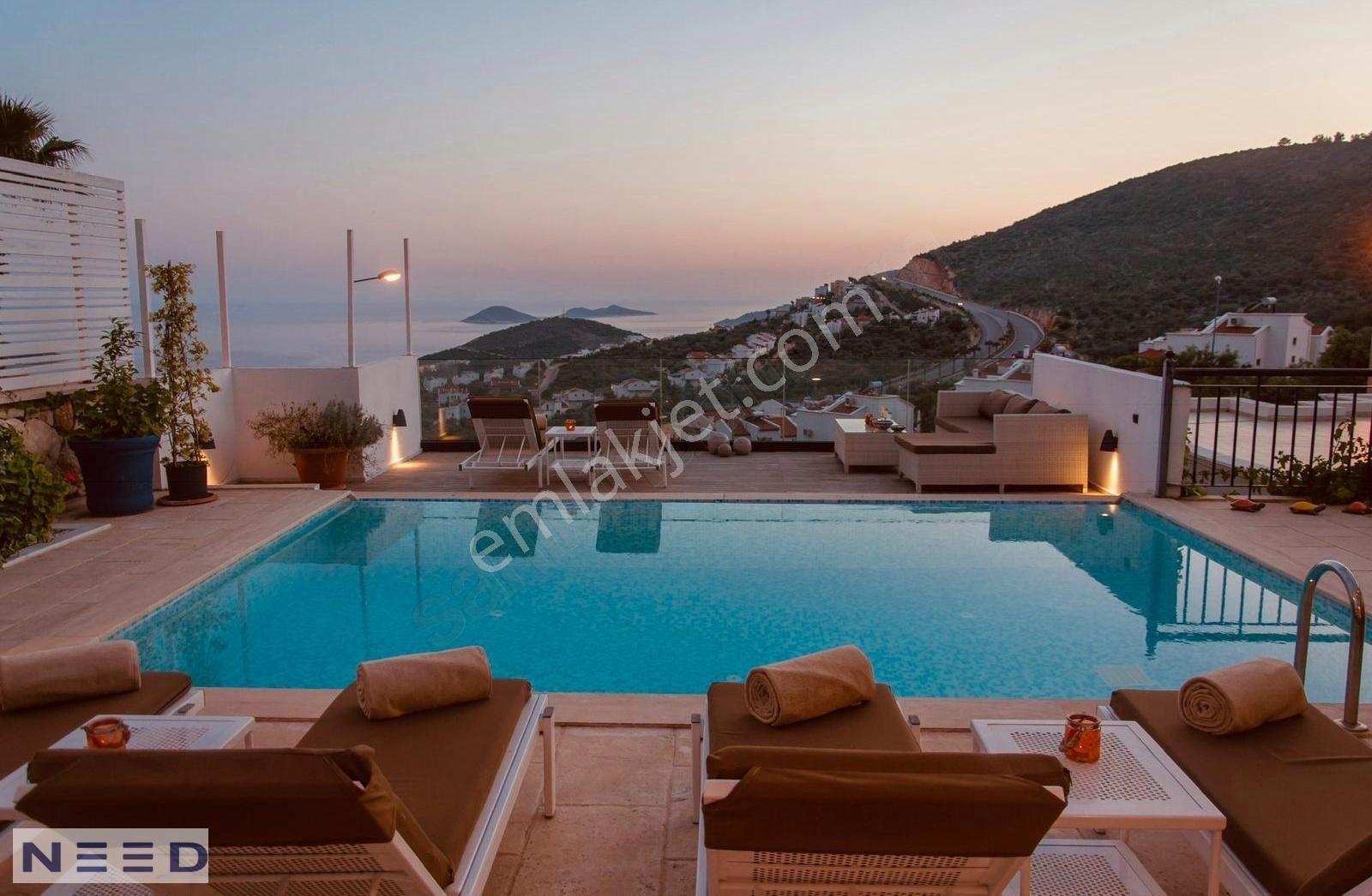 3+1 Özel Havuzlu Deniz Manzaralı Bahçeli Villa - Görsel 2