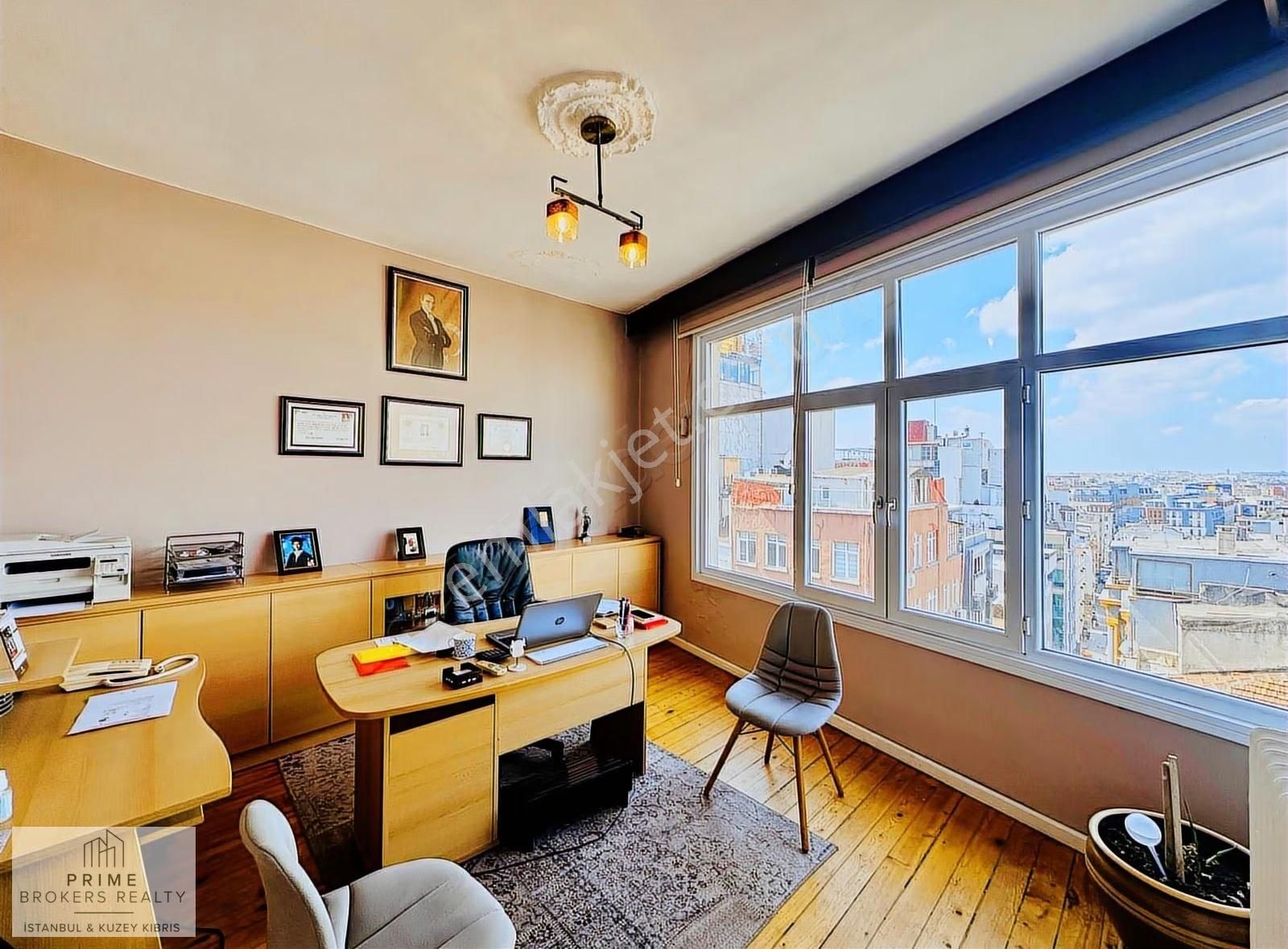 Taksim Meydanı Elmas Apt. Bakımlı 2+1 Ofis, Home Ofis, Daire - Görsel 6