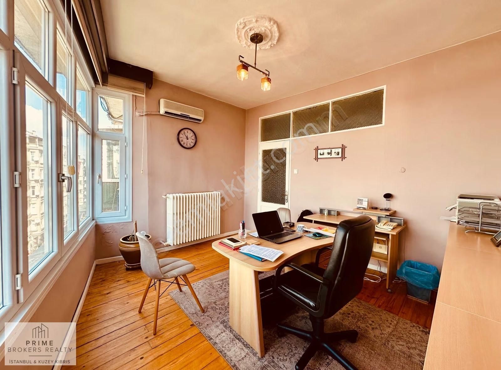 Taksim Meydanı Elmas Apt. Bakımlı 2+1 Ofis, Home Ofis, Daire - Görsel 11