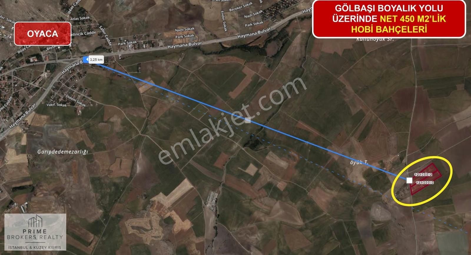 Gölbaşı Boyalık Yolunda Satılık Fırsat Net 450 M2 Hobi Bahçeleri - Görsel 7