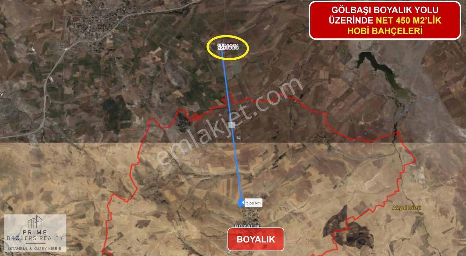 Gölbaşı Boyalık Yolunda Satılık Fırsat Net 450 M2 Hobi Bahçeleri - Görsel 9