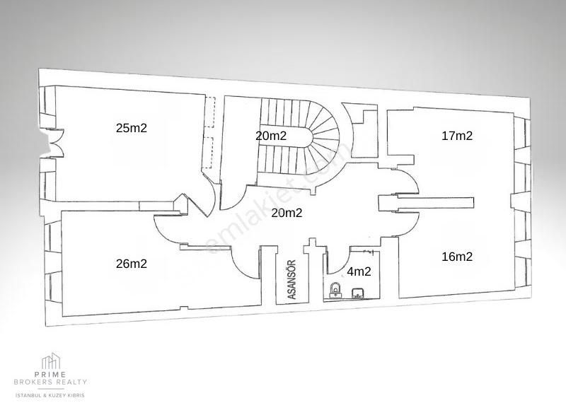 Beyoğlu Odakule'de, İstiklal Caddesine 3.binada Kiralık Katlar - Görsel 9
