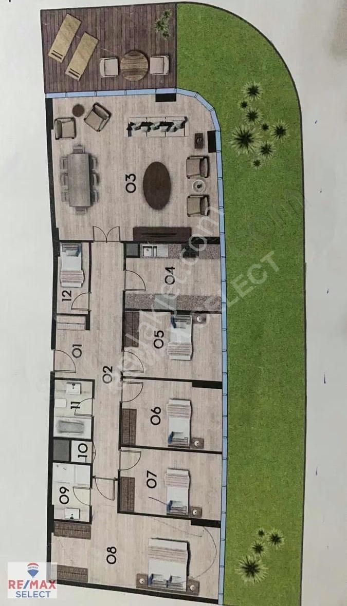 Sevcan Remax Nef Bahçelievler 87m2 Özel Teras&bahçe Yatay Mimari - Görsel 13
