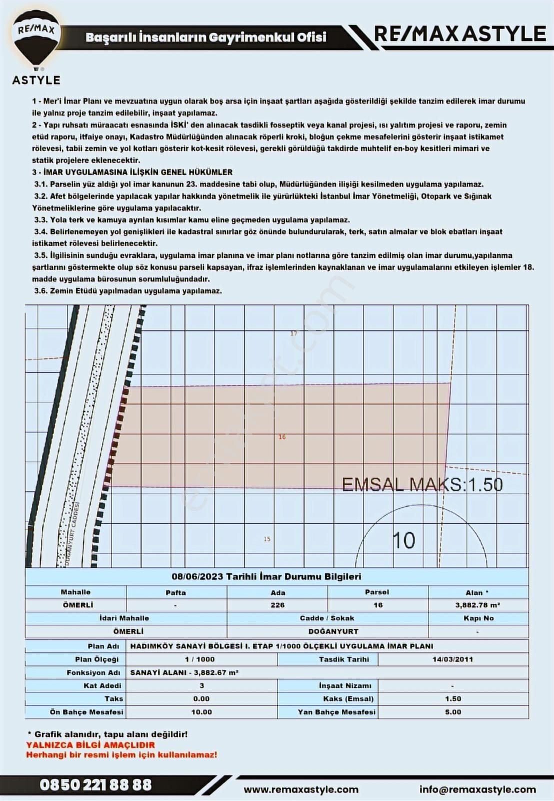 Satılık Arsa Arnavutköy Ömerli'de Erdinç Aktay Remax Astyle'dan - Görsel 6