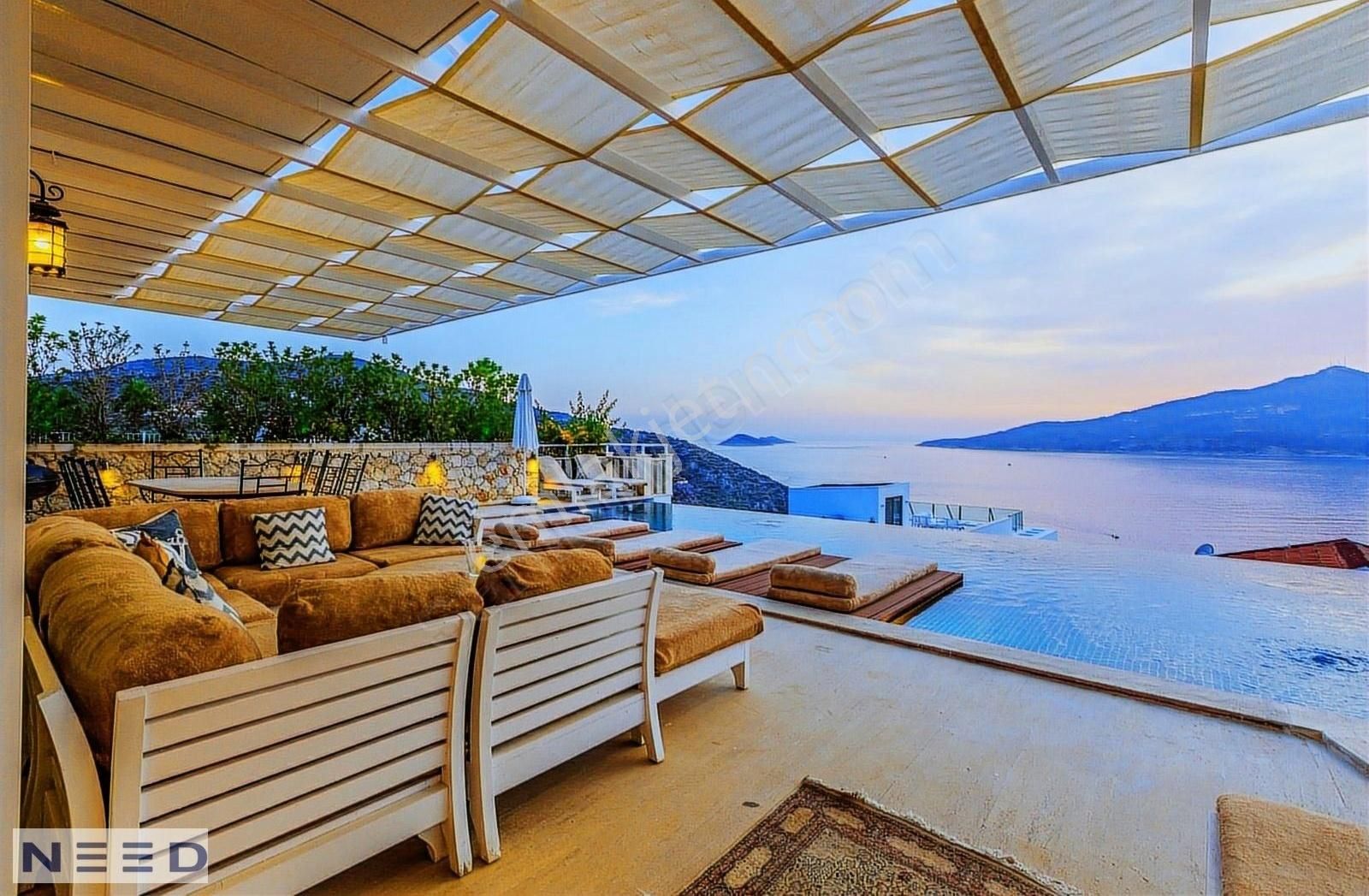 Kalkan Kışla'da 5+1 Kesintisiz Deniz Manzaralı Villa - Görsel 31