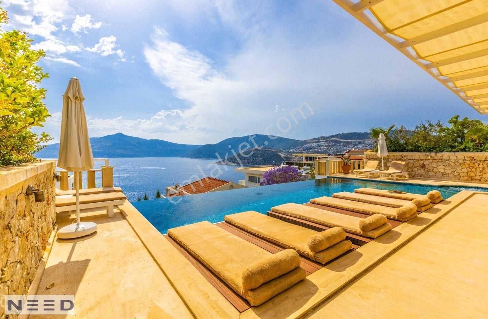 Kalkan Kışla'da 5+1 Kesintisiz Deniz Manzaralı Villa - Görsel 32