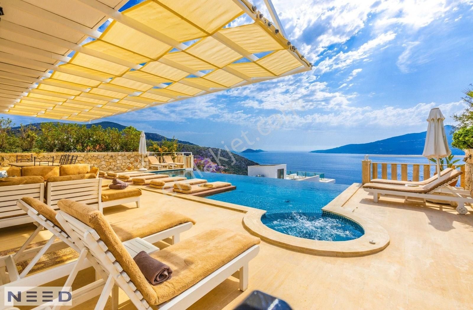 Kalkan Kışla'da 5+1 Kesintisiz Deniz Manzaralı Villa - Görsel 3