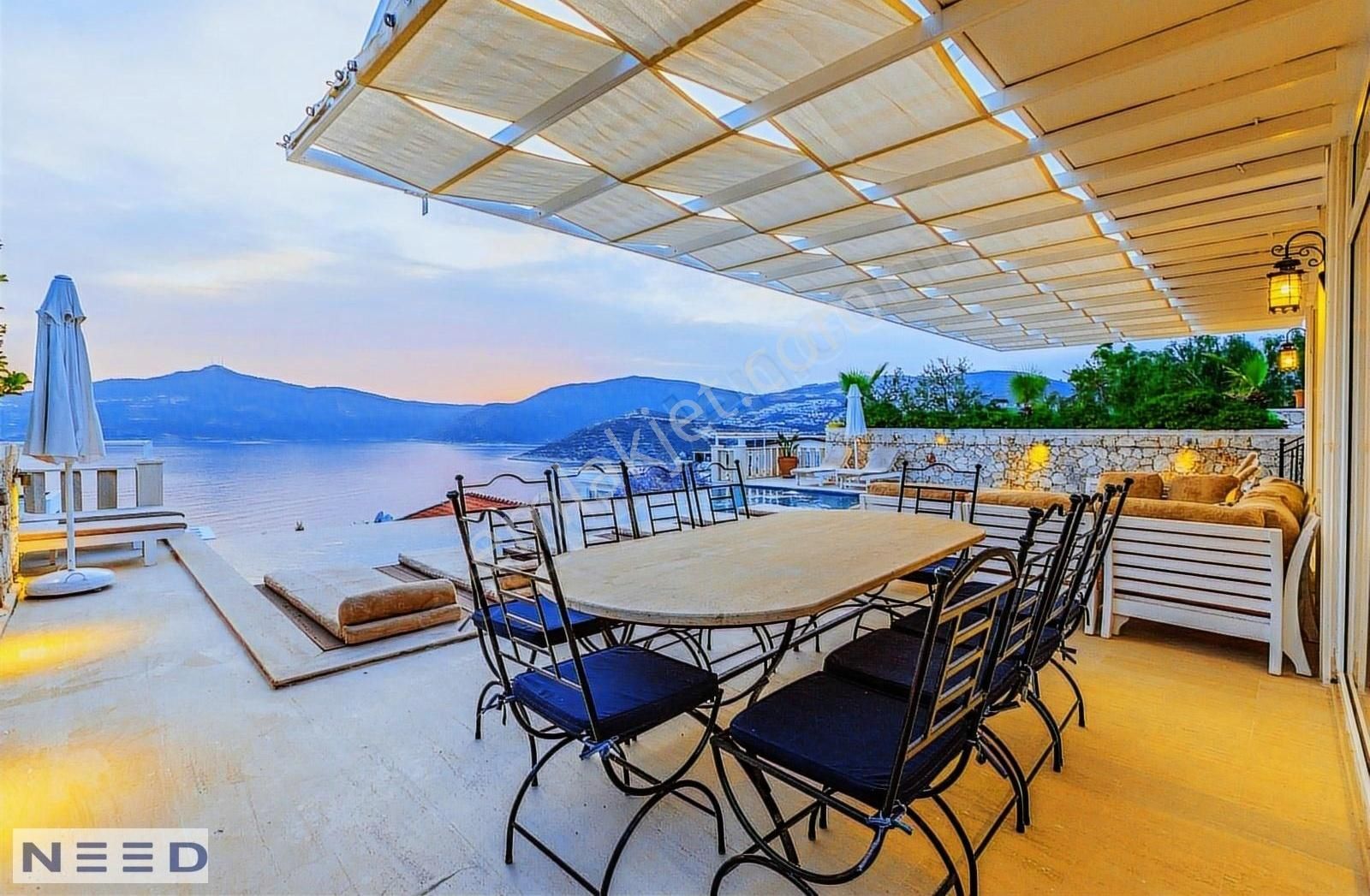 Kalkan Kışla'da 5+1 Kesintisiz Deniz Manzaralı Villa - Görsel 23