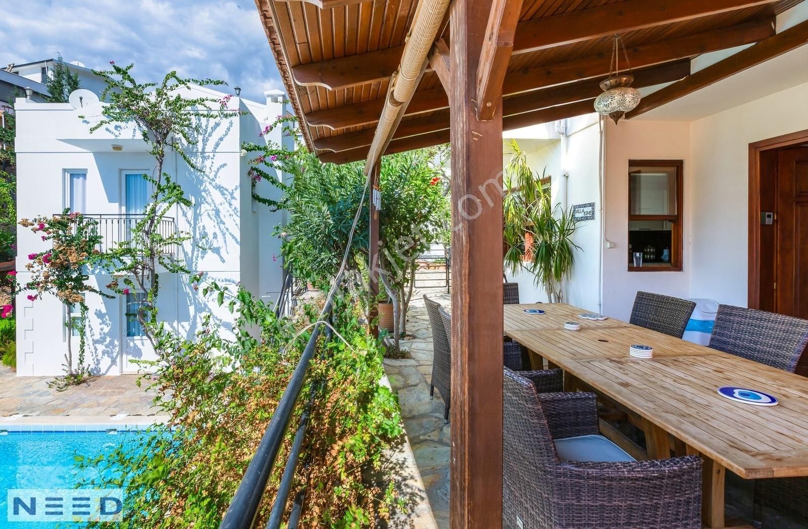 Kalkan Oldtown'da 4+1 Deniz Manzaralı Villa - Görsel 35