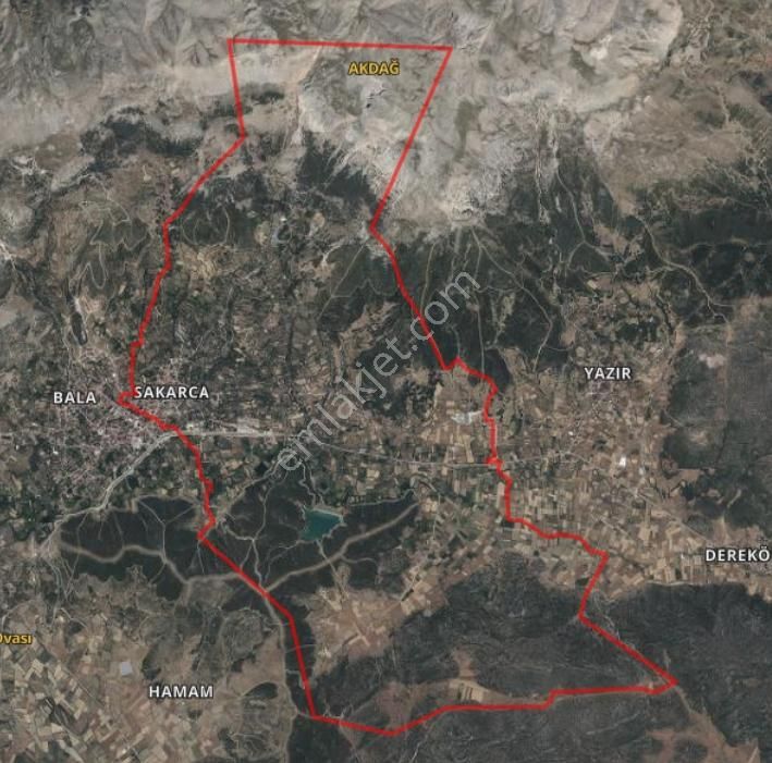 Satılık Tarla Burdur Ağlasun Sakarca Mahallesi'nde
