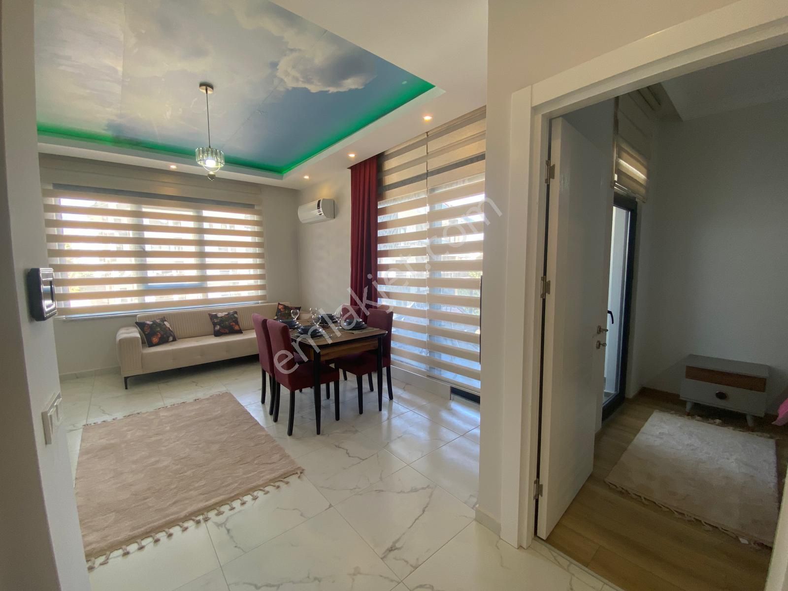 Alanya Oba'da Satılık 1+1 Eşyalı Lüx Site İçinde Daire - Görsel 9