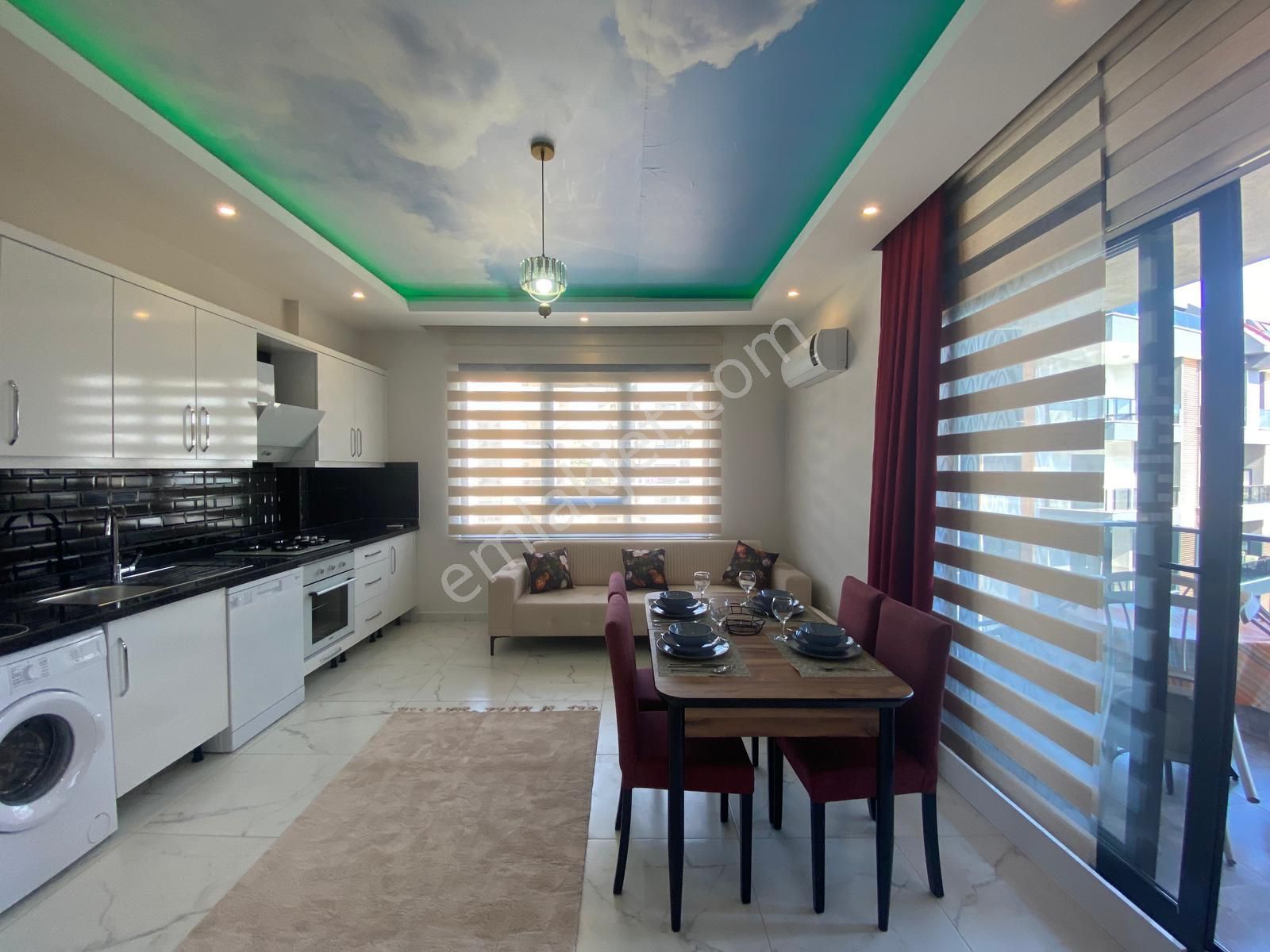 Alanya Oba'da Satılık 1+1 Eşyalı Lüx Site İçinde Daire - Görsel 14