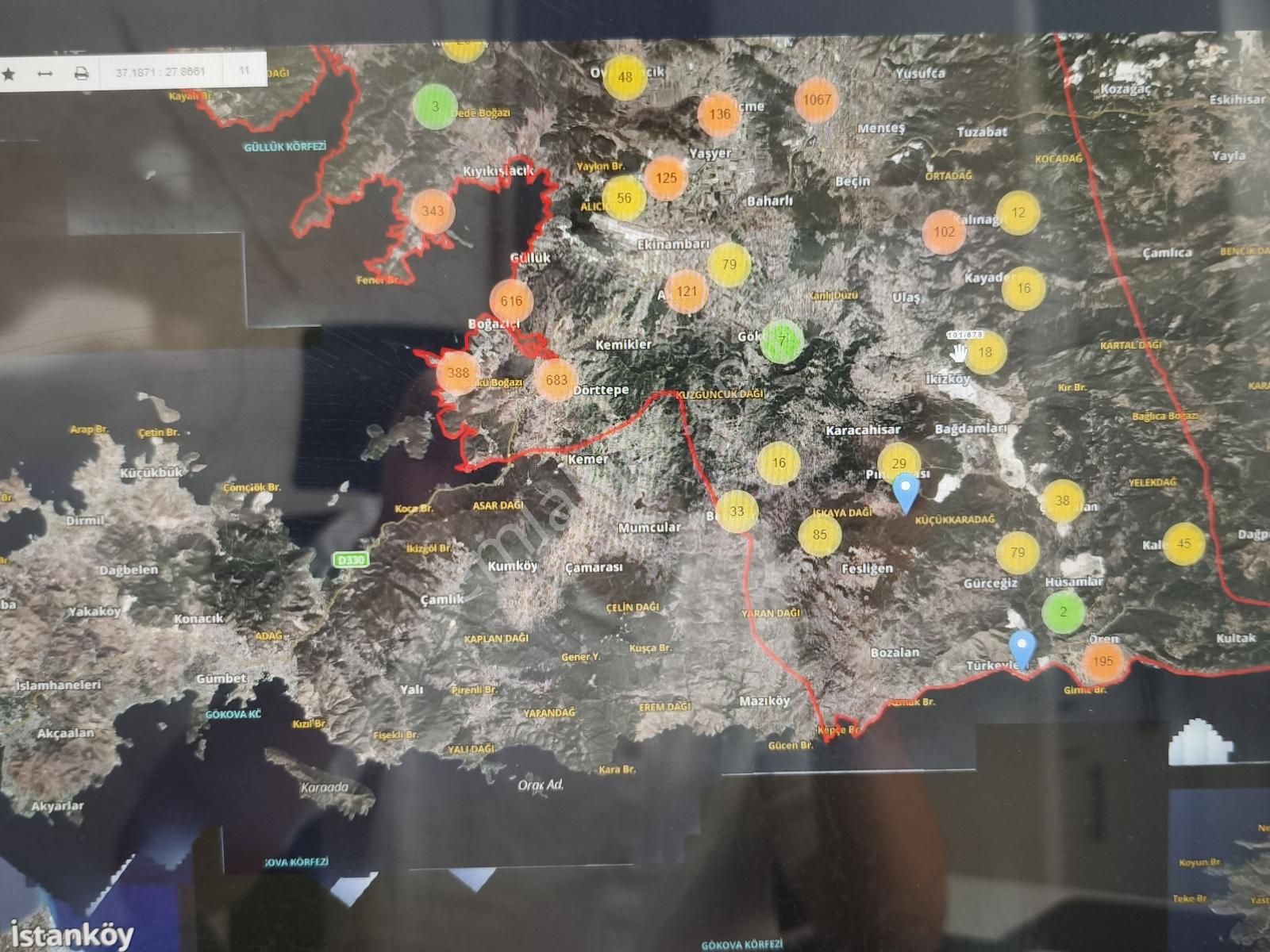Muğla Milas Gökbel Mevkii Yatırımlık Fırsat 2003 M² Tarla - Görsel 7