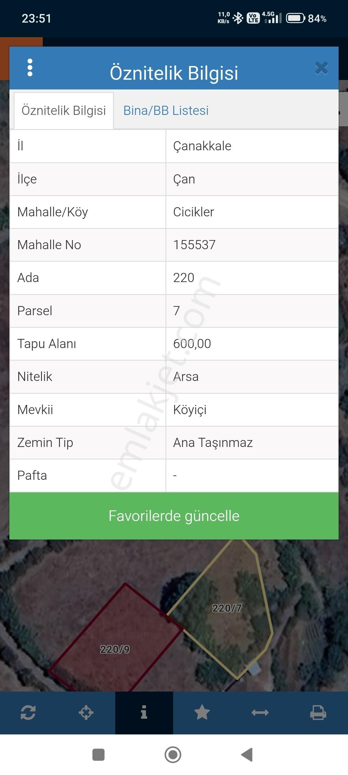 600 M² %40 Oturum Ve Ve 2 Katlı İmarlı Köy Arsası Cicikler Köyü, Çan Çanakkale - Görsel 5