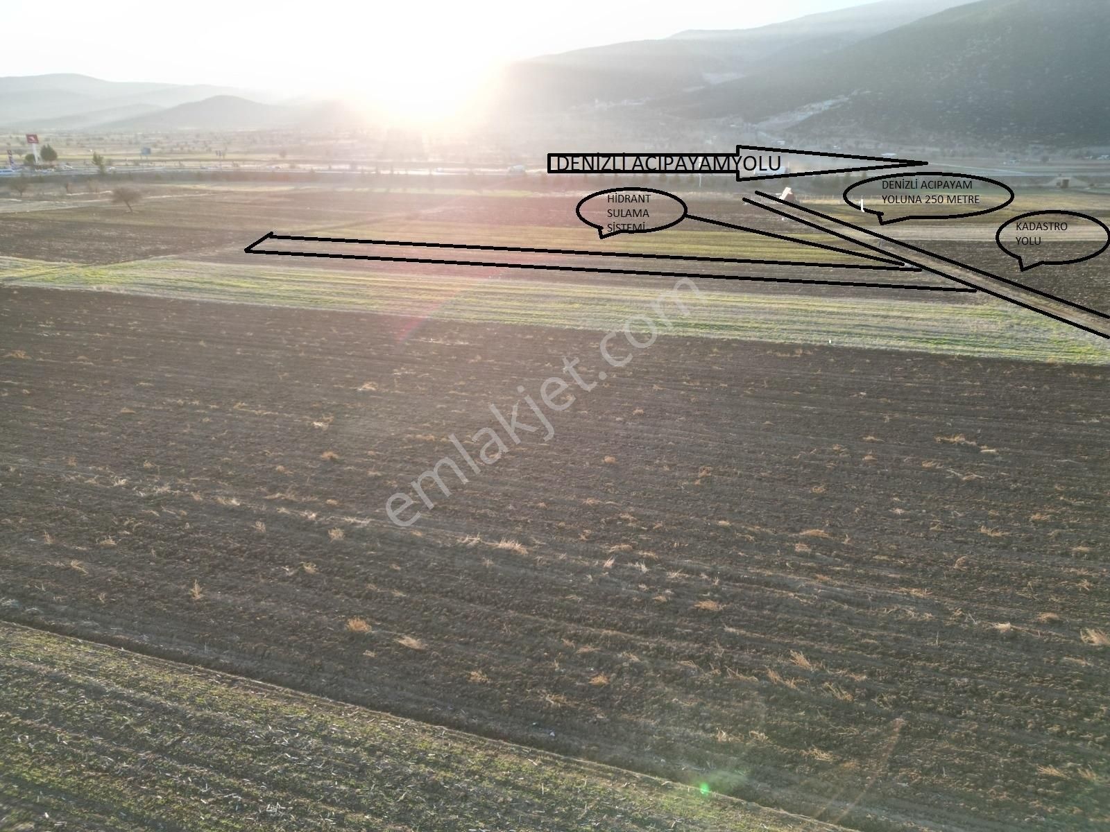 Antalya Asfaltına Çok Yakın Konumda 1554m2 Tarla Yolu Suyu Var - Görsel 7