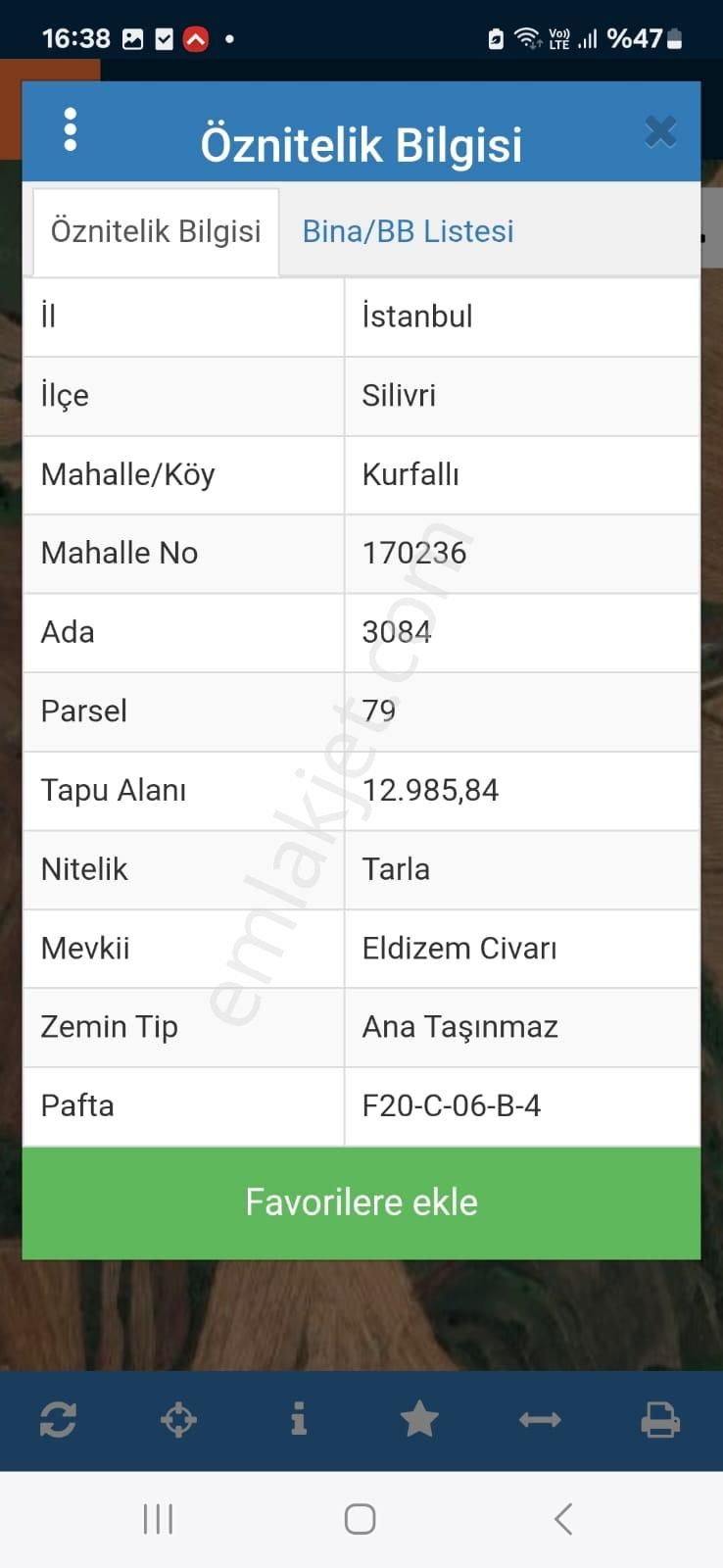 Silivri Kurfallı Köye Yakın Satılık Tarla - Görsel 5