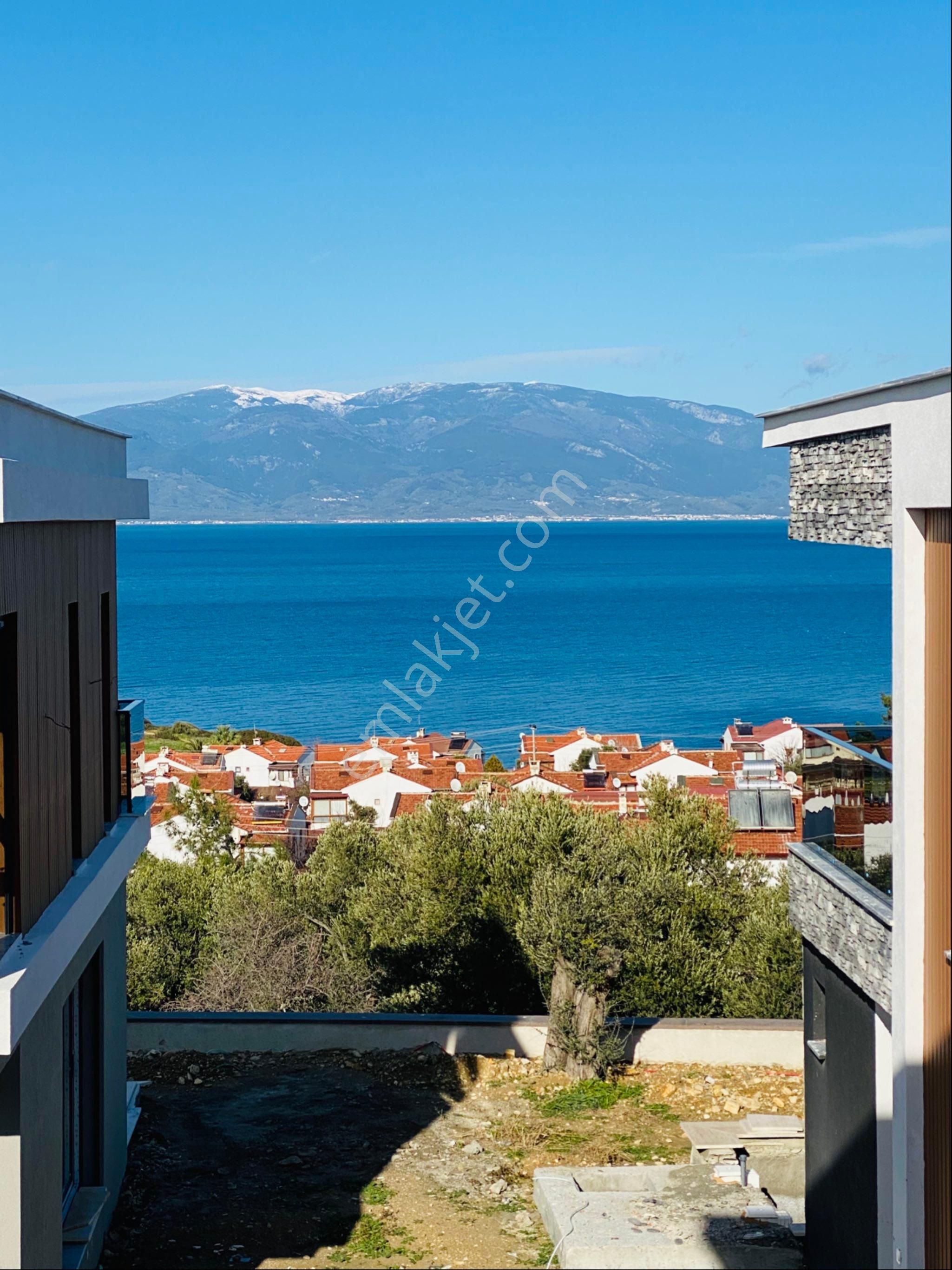 Karaağaç Sahilde Deniz Manzaralı 4+1 Satılık Sıfır Villa - Görsel 33