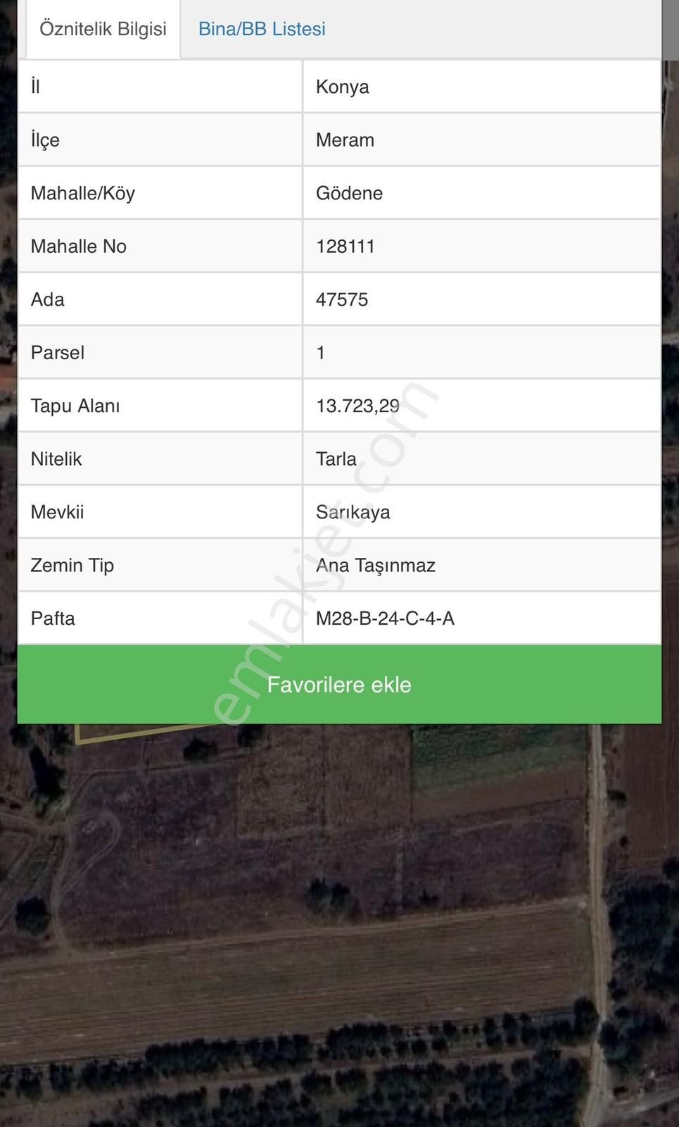 Emlakyap'tan Konya Meram Gödene Satılık 1000m2 Yatırımlık Tarla - Görsel 4