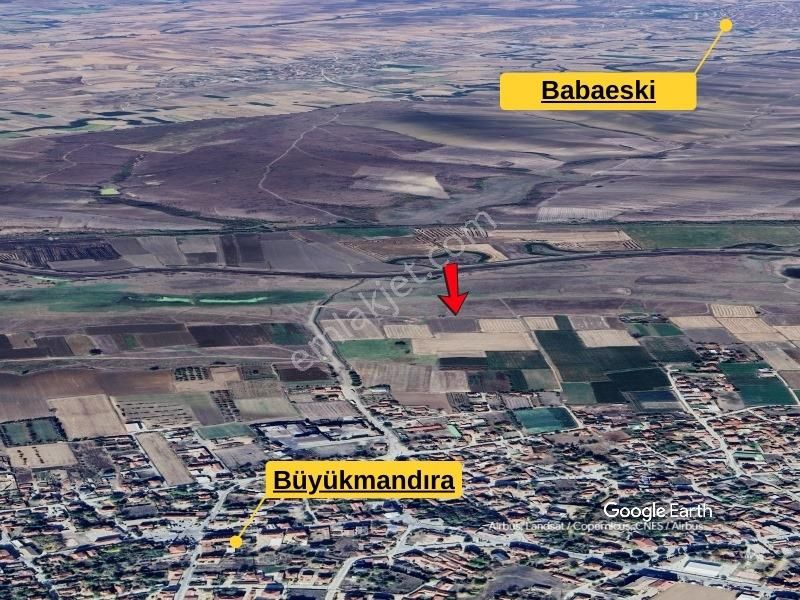 Büyükmandıra İmarın Hemen Yanı Başında 1014 M2 Çaplı Yatırımlık - Görsel 4