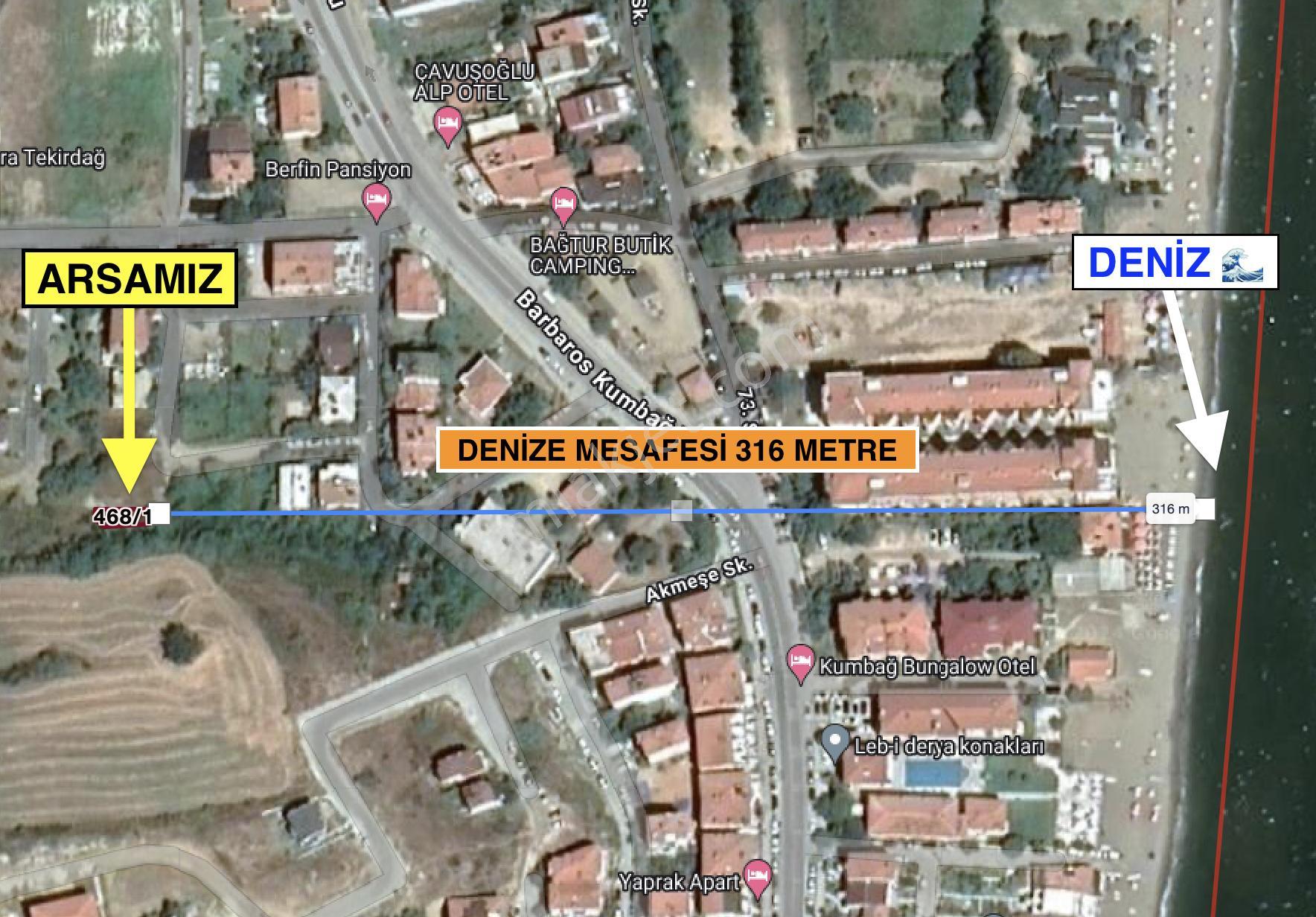 Kumbağ'da Ana Caddeye Yakın Yatırımlık Satılık Konut İmarlı Arsa - Görsel 14