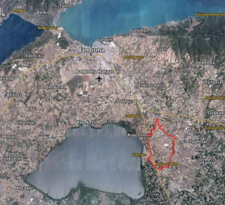 725 Mt Kare Bandırma Da Arsamız Satılıktır
