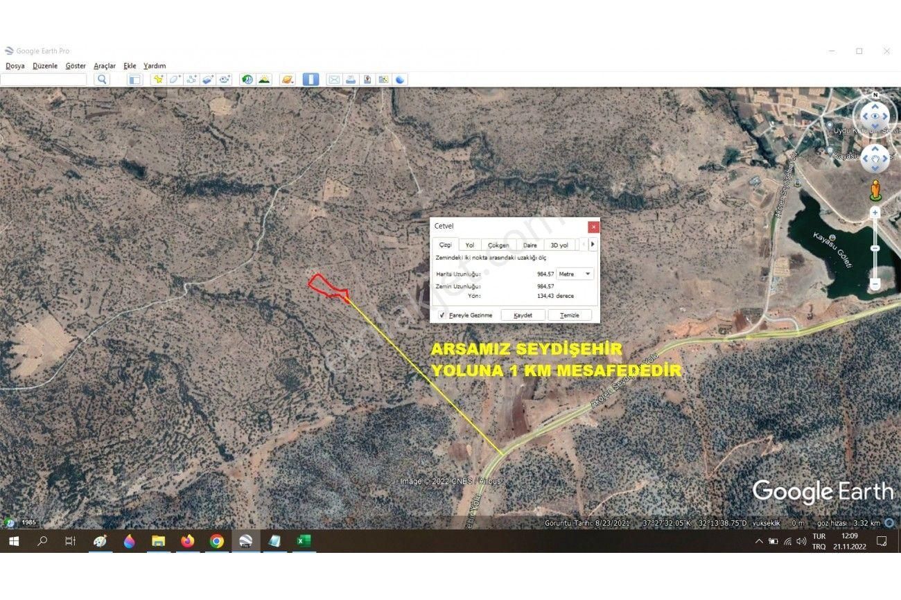 Çukurçimende 8191m2 Müstakil Tapulu & Hazine Arazisine Cephe Makul Arazi