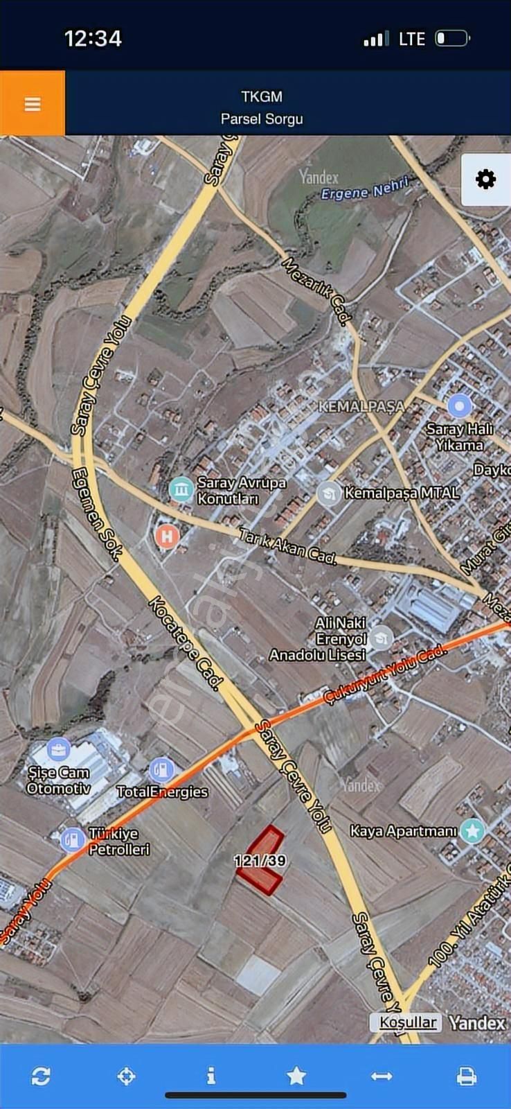 Lider'den Tekirdağ Saray Ayazpaşa Mah.313m²kadastro Yolunacephe - Görsel 5