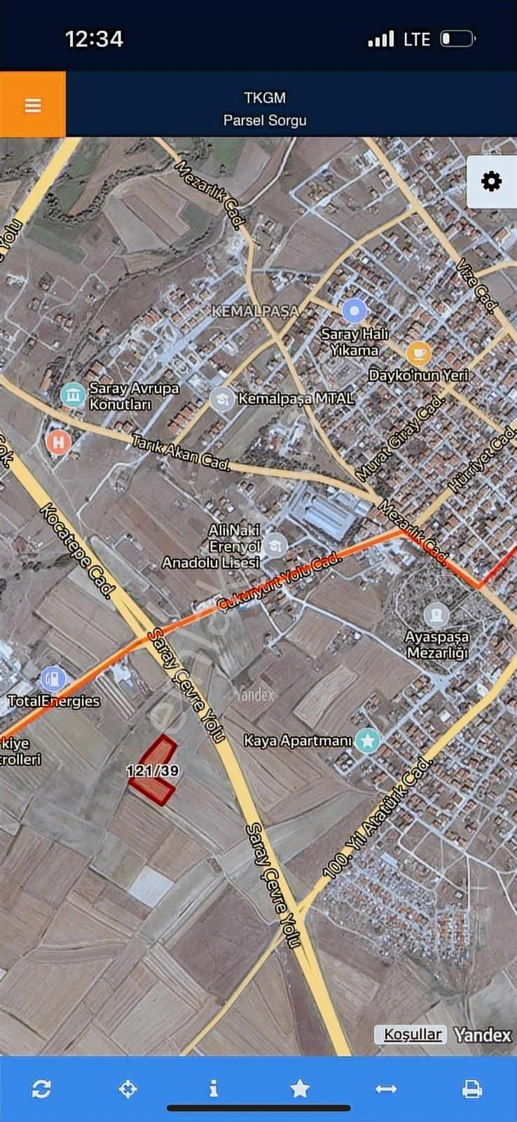 Lider'den Tekirdağ Saray Ayazpaşa Mah.313m²kadastro Yolunacephe - Görsel 18