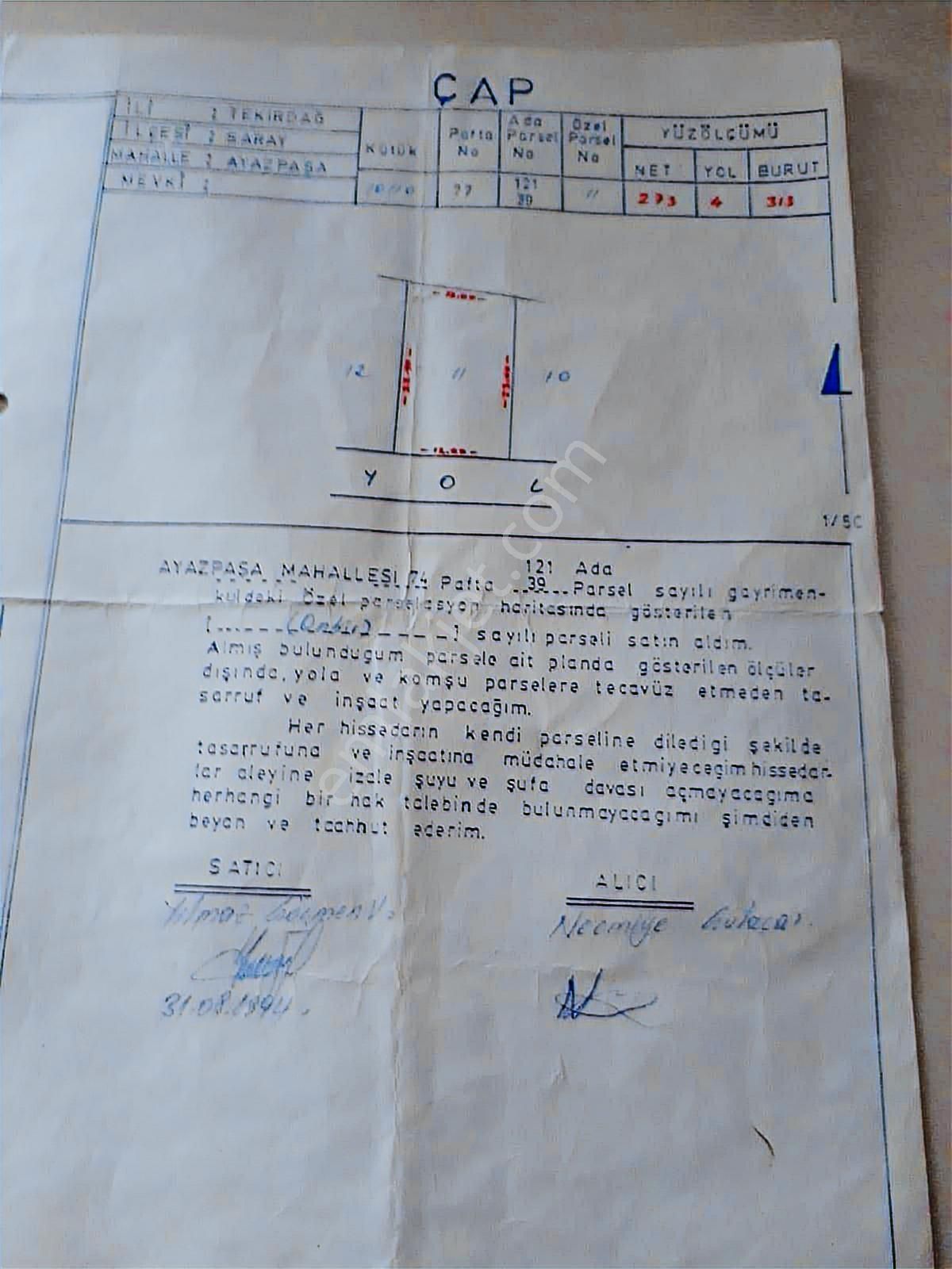 Lider'den Tekirdağ Saray Ayazpaşa Mah.313m²kadastro Yolunacephe - Görsel 34