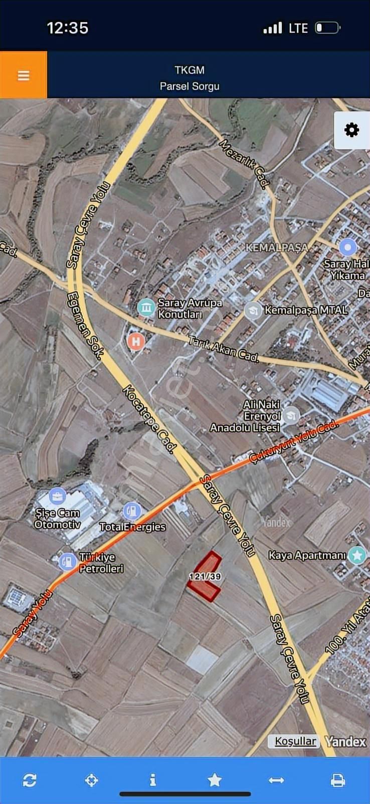 Lider'den Tekirdağ Saray Ayazpaşa Mah.313m²kadastro Yolunacephe - Görsel 23