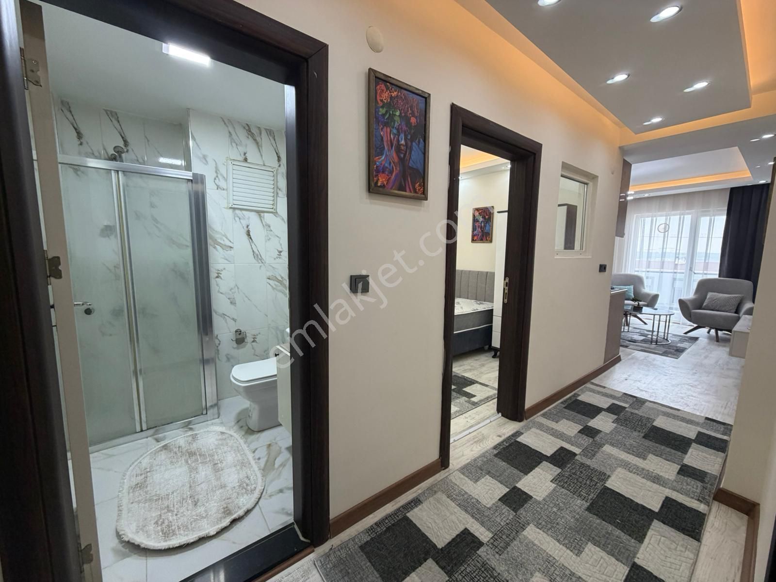 1+1 Lüks Tasarımlı Kiralık Daire - Görsel 13