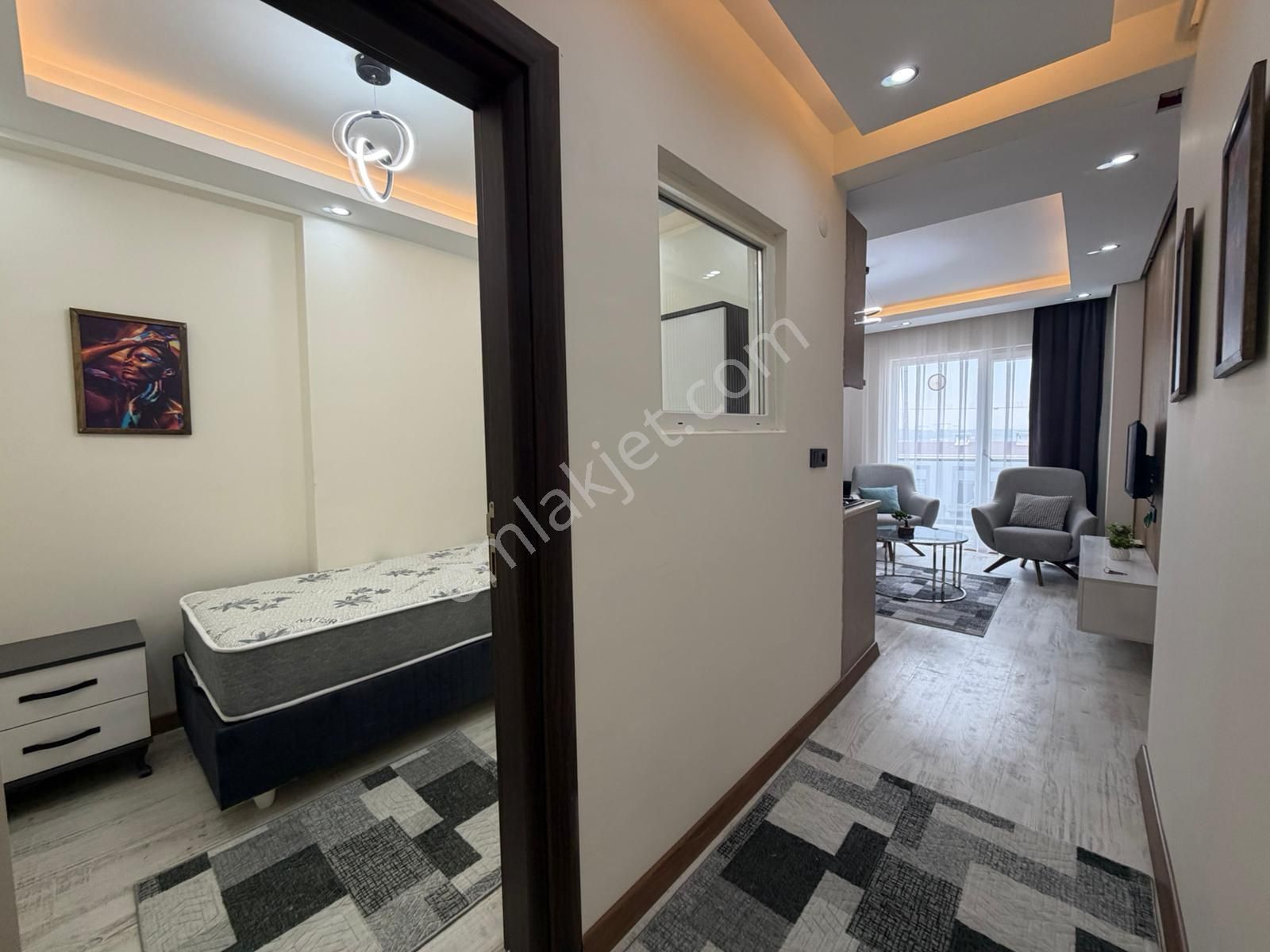 1+1 Lüks Tasarımlı Kiralık Daire - Görsel 14