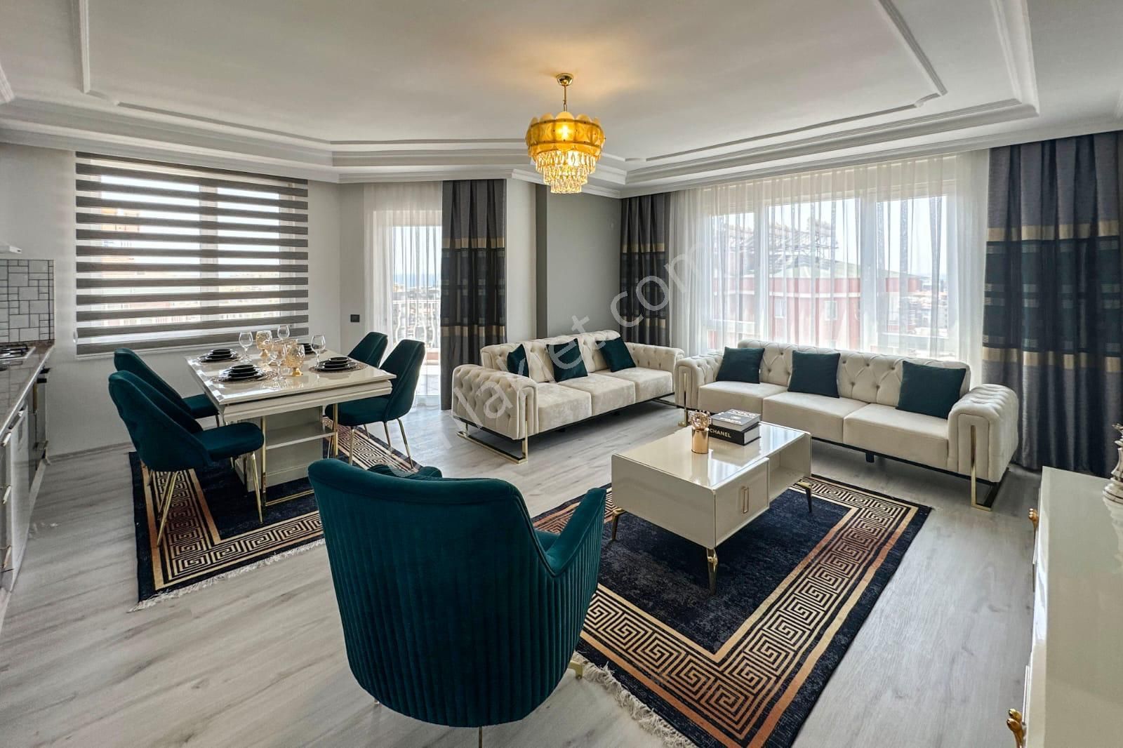 Alanya Tosmur Mnahallesinde Lüks Eşyalı Deniz Manzaralı 2+1 Satılık Daire - Görsel 14