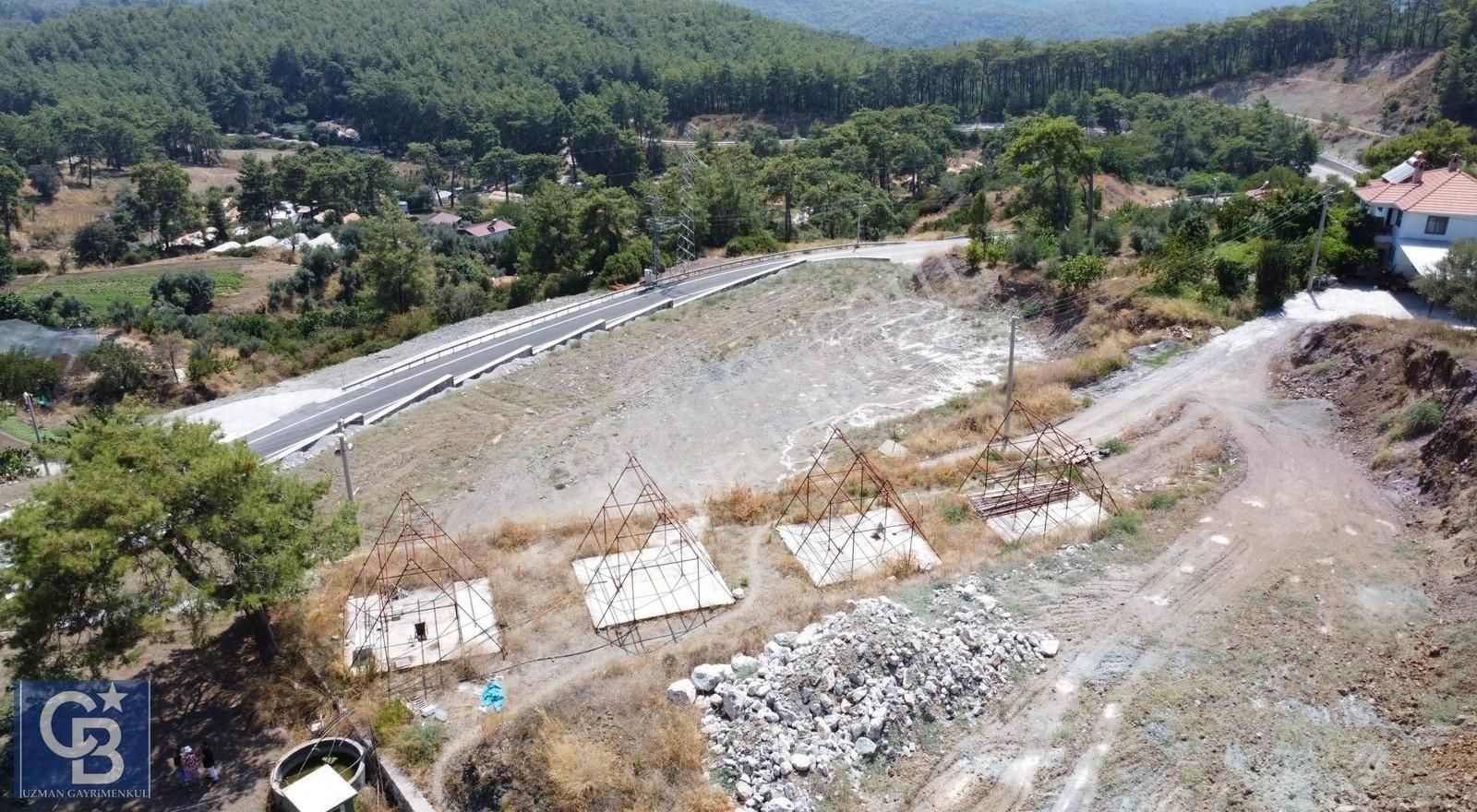 Marmaris Karaca Anayola Sıfır İstinat Duvar Yapılı 5.000 M2arazi - Görsel 13