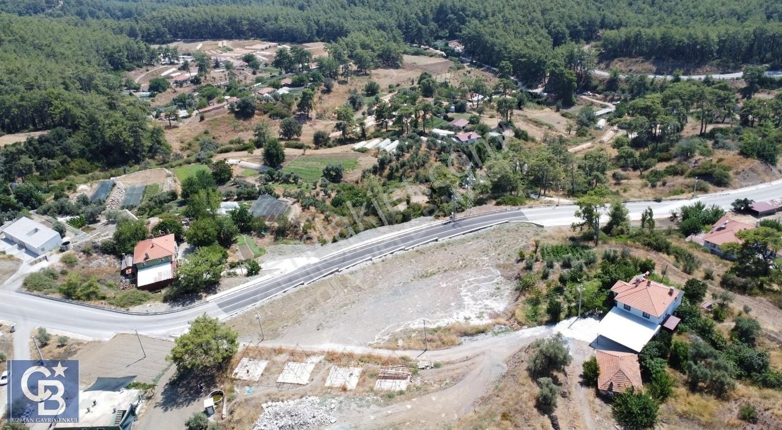 Marmaris Karaca Anayola Sıfır İstinat Duvar Yapılı 5.000 M2arazi - Görsel 16