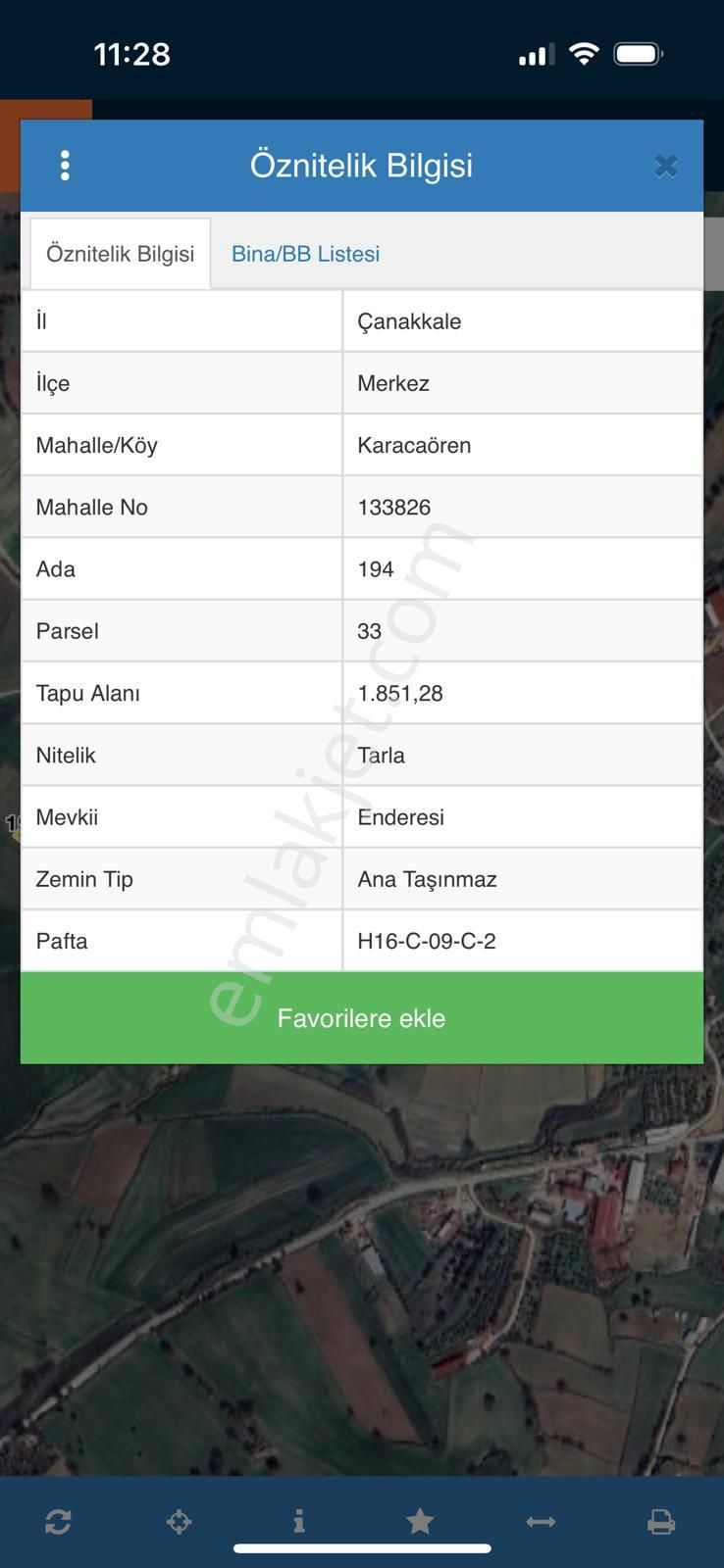 Çanakkale Karacaören İmar Sınırı Satılık Tarla - Görsel 2
