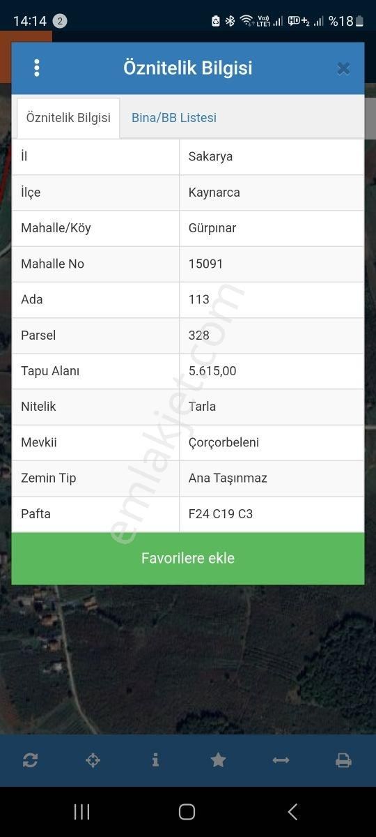 Kaynarca Gürpınar'da Satılık Tek Tapu 5615m2 Köye Yakın Tarla - Görsel 2