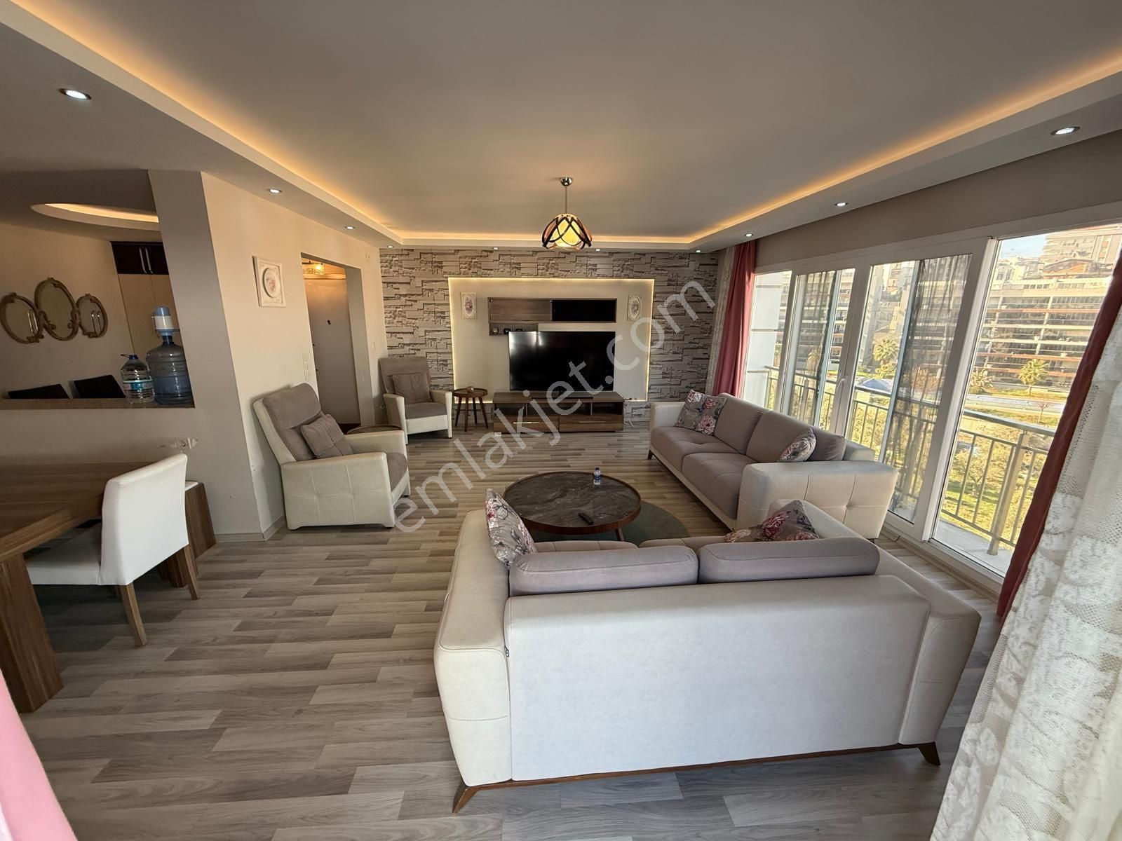 Kuşadası Merkezi Konum Ful Manzara Lüx Site 3+1 Geniş Satılık Daire - Görsel 14