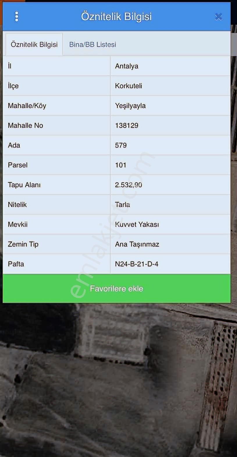 Korkuteli Yeşilyayla Köyü