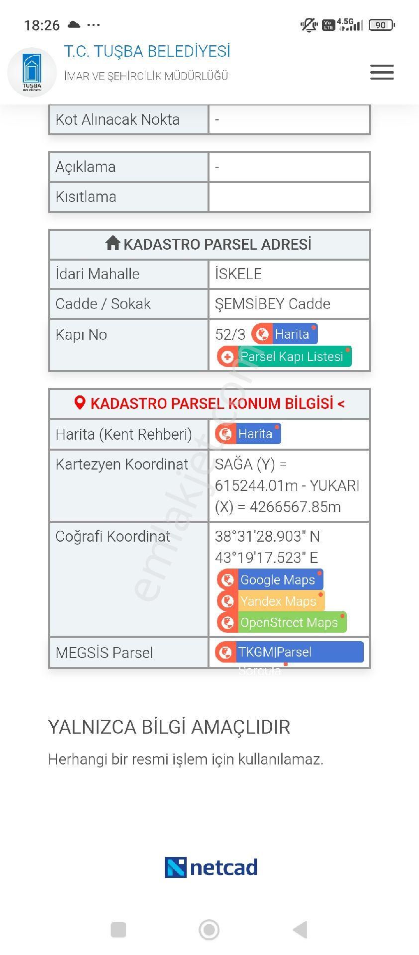 Van Tuşba İskele Mahallesi Şemsibey Caddesi Üzerinde Satılık 569 Mt2 Hisseli Arsa - Görsel 7