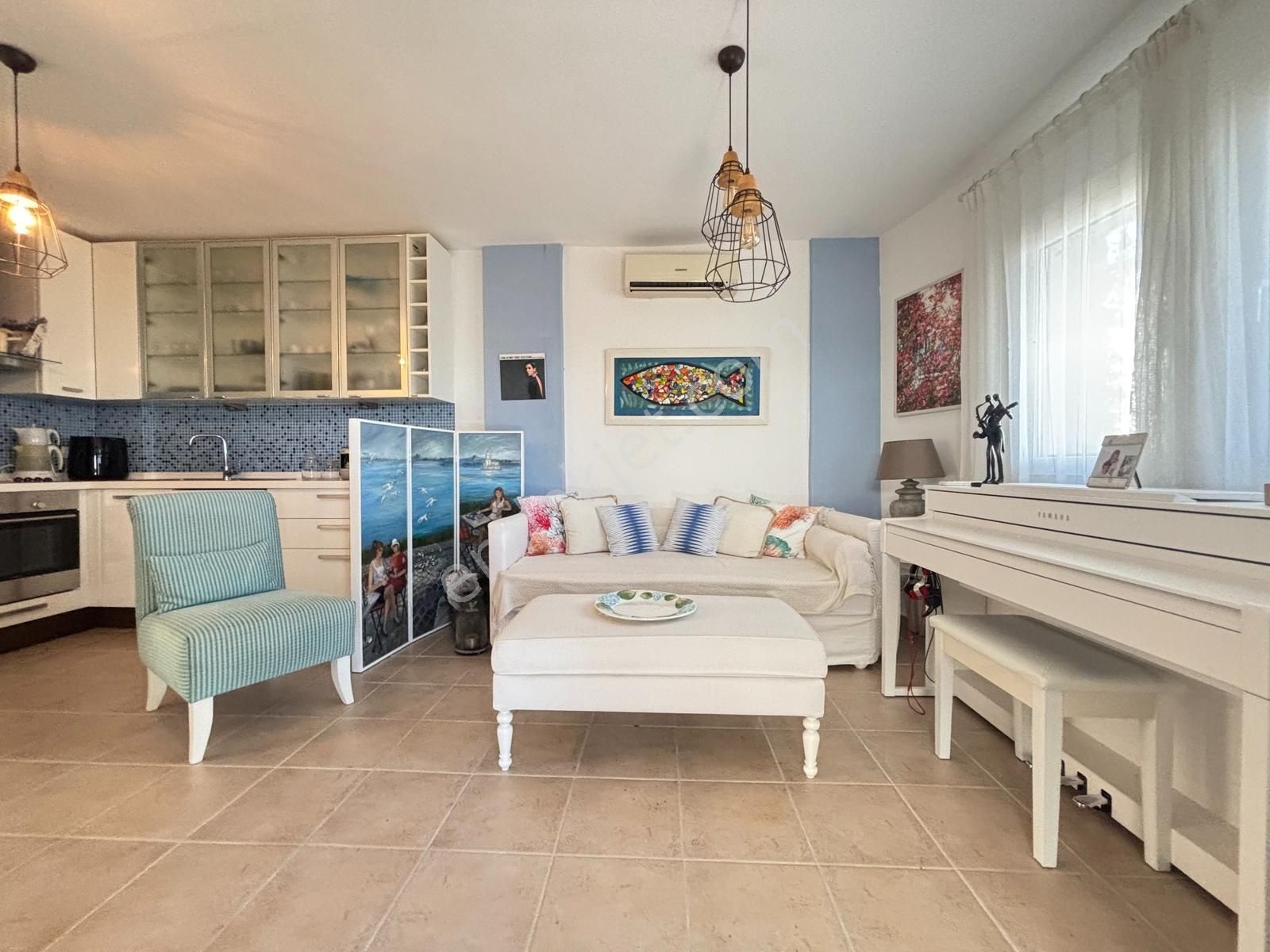 Bodrum Bitez Sarnıç Sitesi Plajlı Satılık Bahçe Katı 3+1 Daire - Görsel 21