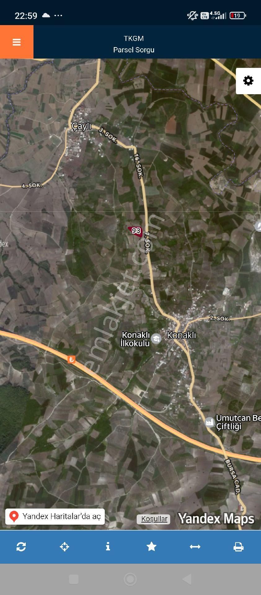 Anayola Cepheli Konaklı Mahallesi Satılık 1.460 Mt2 Hisseli Tarla - Görsel 3