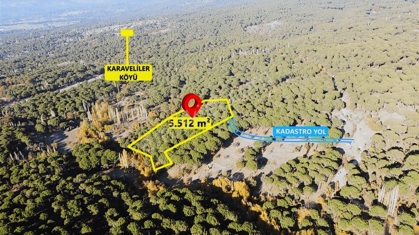 Pinus Gayrimenkul'den//kozak Karaveliler'de 5.512 M² Fıstıklık