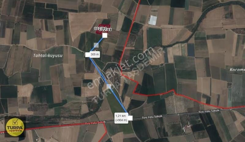 Turpa Taşdemir'den Tire Eskioba Da Yatırımlık Satılık Tarla - Görsel 3