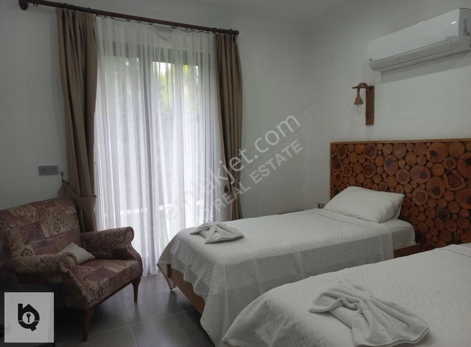 Hq Emlak'tan Kayaköy De 2+1 Müstakil Havuzlu Kiralık Villa - Görsel 13