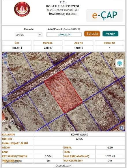 Şentepe Bağ Evlerinde Satılık 1.070 M2 İmarlı Arsa - Görsel 2