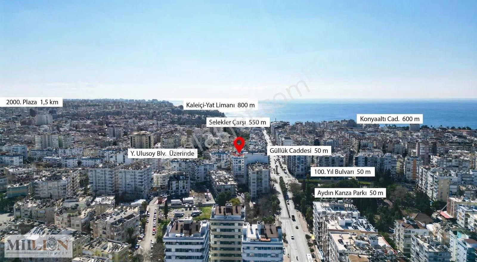 Muratpaşa 100.yıl Cadde Üzerinde 3+1 Geniş Daire - Görsel 22