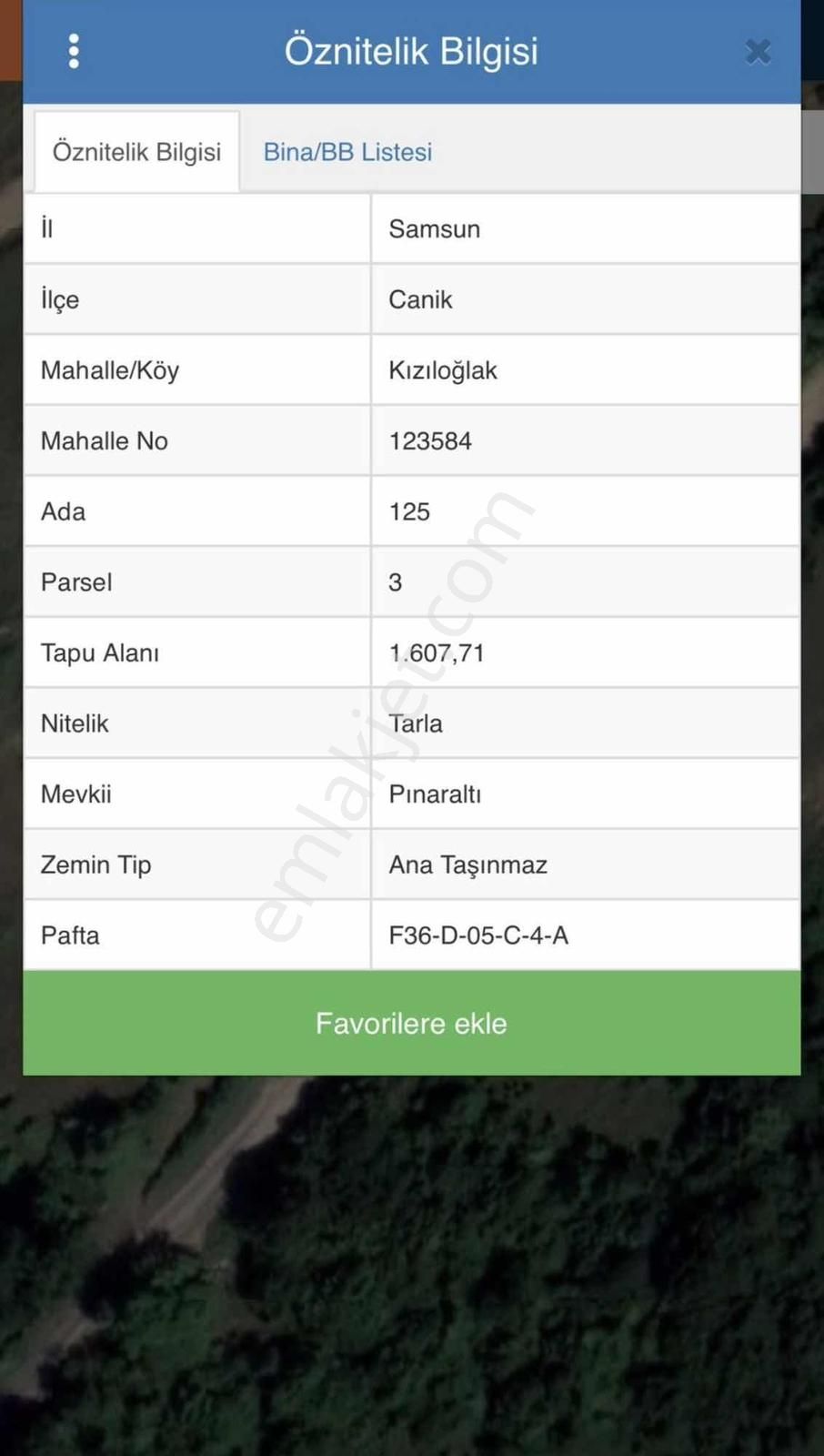 Damla Emlak'tan Hobi Bahçesine Uygun 1607m2 Canik Kızıloğlak'ta - Görsel 10
